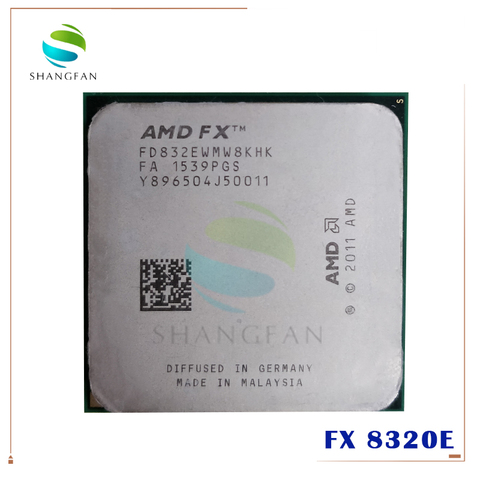 AMD FX-серия FX-8320E FX8320E FX 8320E 3,2 ГГц Восьмиядерный процессор FD832EWMW8KHK разъем AM3 + ► Фото 1/1