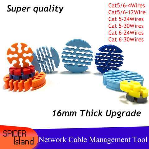 Новый category5/категории 6 сетевой кабель чесальная машина жгута проводов Управление фиксаж аккуратные инструменты для компьютерного зала 4/12/... ► Фото 1/6