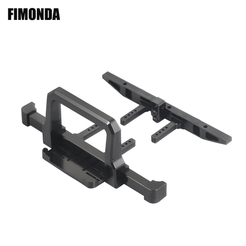 FIMONDA классический металлический передний задний бампер для 1/10 RC Crawler Traxxas TRX4 Defender ► Фото 1/6