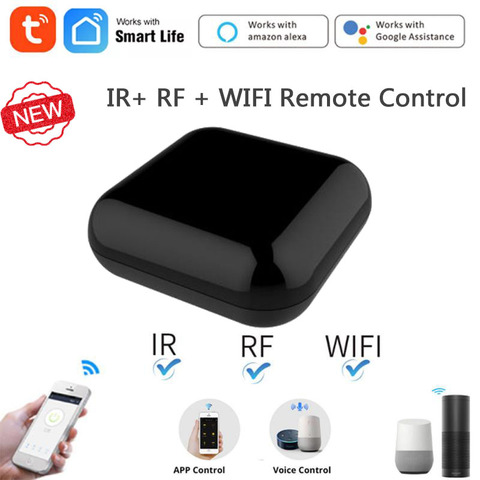Tuya WiFi + RF + IR Smart Remote Control RF Appliances Control Голосовое управление работа через Alexa Google Home Smart Life App умный дом ► Фото 1/6