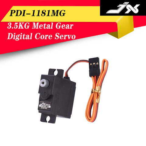 JX Servo PDI-1181MG 18g 3,5 кг металлическая Шестерня цифровой сердечник сервопривод для WPL Радиоуправляемый автомобиль B1/16 B24 C14 C24 вертолет самолет ► Фото 1/6