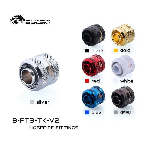 Bykski B-FT3-TK-V2, 3/8 дюйма ID * 5/8 дюйма OD 10x16 мм, мягкая трубка, G1/4 дюйма, фитинги для мягких труб ► Фото 1/5