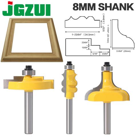 1 шт. 8 мм хвостовик фоторамки/формовочный фрезерный станок бит-Большой Фрезерный резак по дереву для резчик по дереву электроинструменты ► Фото 1/6