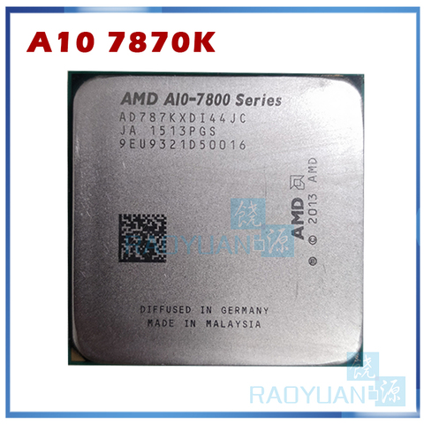 AMD A10-Series A10 7870 A10-7870K A10 7870K 3,9 ГГц четырехъядерный процессор AD787KXDI44JC разъем FM2 + ► Фото 1/2