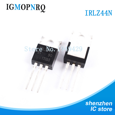 10 шт. IRLZ44N TO-220 IRLZ44 IRLZ44NPBF MOSFET MOSFT 55V 41A 22mohm 32nC LogLvlAB, новинка, оригинал, бесплатная доставка ► Фото 1/2