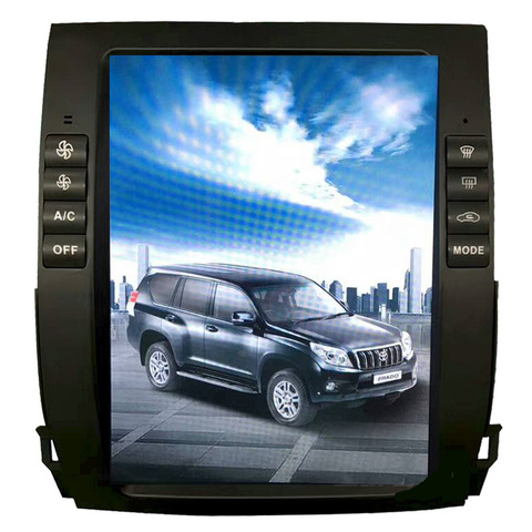 Автомобильный DVD-плеер Tesla Style, 10,4 дюйма, вертикальный экран, Android 9,0, GPS, для Toyota Prado 120 land cruiser 2002-2009, Lexus GX470, PX6 ► Фото 1/6