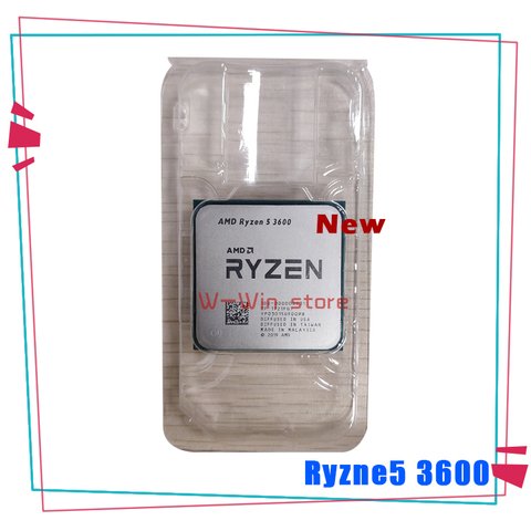 Новый процессор AMD Ryzen 5 3600 R5 3600 3,6 ГГц, шестиядерный процессор с двенадцатью потоками, 7 нм, 65 Вт, L3 = 32 м, разъем 100-000000031 AM4 ► Фото 1/1