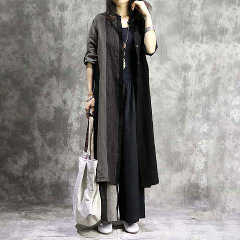 ZANZEA Весна 2022, женское винтажное цветное лоскутное хлопчатобумажное длинное платье-рубашка, Повседневный Сарафан с длинным рукавом, женский... ► Фото 1/6