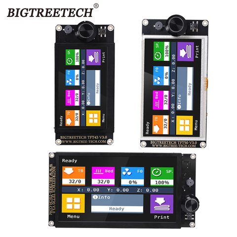 Сенсорный экран BIGTREETECH TFT43 TFT50 TFT70 TFT28 V3.0 12864LCD WiFi для SKR V1.4 Turbo MINI E3 Ender 3, обновленные детали для 3D-принтера ► Фото 1/6