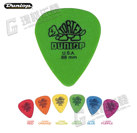 Стандартный медиатор для гитары Dunlop Tortex 0,5 мм-1,14 мм ► Фото 1/1