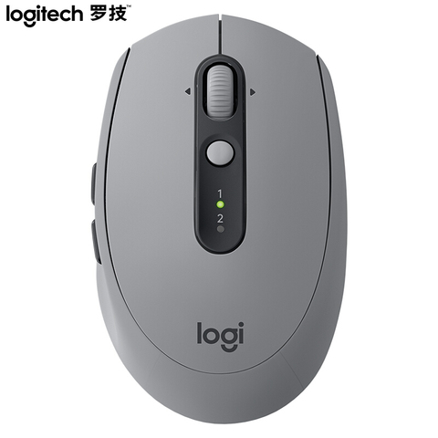 Logitech M590 бесшумный Беспроводной Bluetooth Мышь 2,4 GHz двойной режим 1000 Точек на дюйм мульти-устройство оптический компьютер офисный ПК Мышь ► Фото 1/6