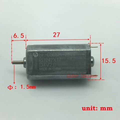 MABUCHI FF-050SH-2622 DC 1,5 в, 2 в, 20000 ОБ/мин, высокоскоростная микро-щетка из драгоценных металлов 050, электрический мотор для радиоуправляемой игрушечн... ► Фото 1/5