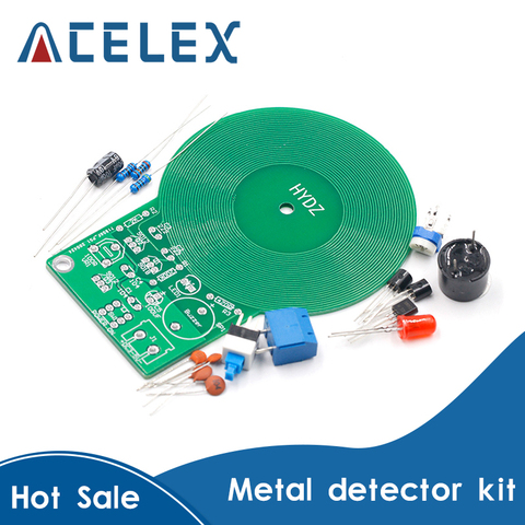 Металлоискатель, электронная плата постоянного тока 3 в-5 в 60 мм, Бесконтактный модуль датчика, Электронная деталь, металлоискатель с чехлом ... ► Фото 1/6