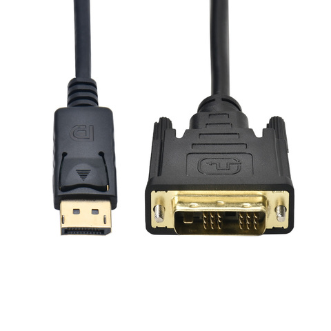 Displayport to DVI-D кабель с одним соединением 6 футов 1,8 м DP штекер DVI-D 18 + 1 Мужской адаптер конвертер кабель Шнур для ПК монитора ► Фото 1/5