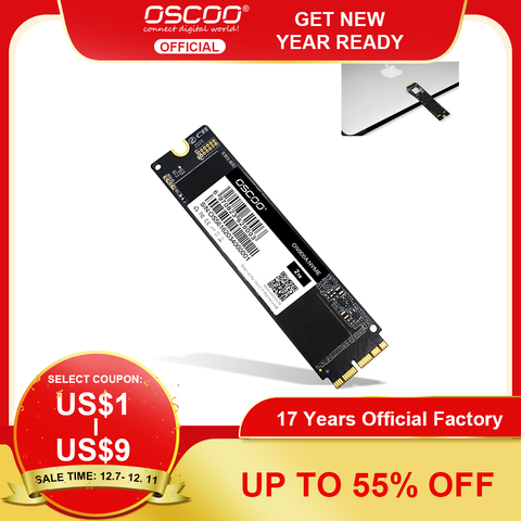 OSCOO завод 2 ТБ SSD для Macbook pro 2015 M2 NVMe SSD для Mac/MacBook Air/iMAC 2013-2017 ► Фото 1/6