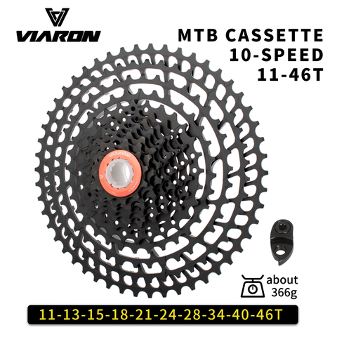 Велосипедная кассета VIARON MTB 10, 11, 12 скоростей, Ультралегкая, алюминиевый сплав, кронштейн свободного колеса, звездочка, 46T, 50T, 52T, запчасти для велосипеда ► Фото 1/6