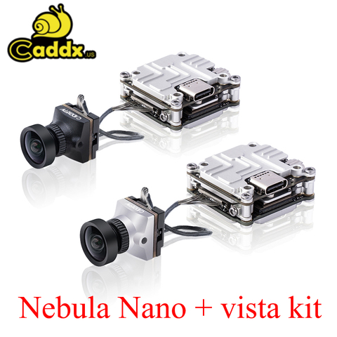 Нано-камера Caddx Nebula, HD комплект с 2,1 мм объективом 720P/60fps NTSC PAL, Переключаемый цифровой передатчик FPV для камеры ► Фото 1/6