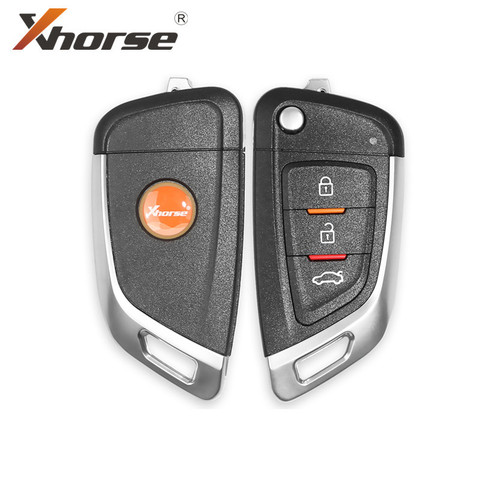 Универсальный дистанционный Автомобильный ключ Xhorse VVDI2 XKKF02EN с 3 кнопками, 1 шт. ► Фото 1/6