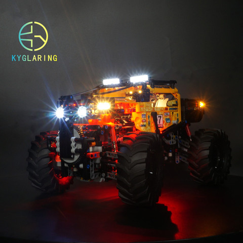 Kyglaring набор светодиодных ламп для lego Technic 42099 4x4 X-Treme Off-Roader (только свет включен) ► Фото 1/4