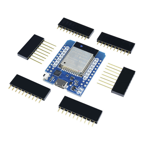 ESP-WROOM- 32 WeMos D1 Mini Module Wemos D1 Mini WiFi макетная плата Micro USB 3,3 V на основе ESP8266 с контактом ► Фото 1/6