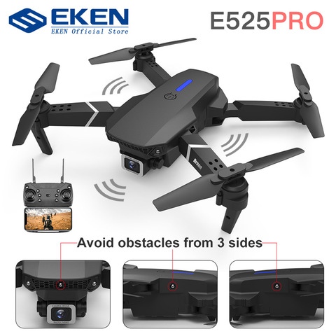 E525 PRO 4K мини-Дрон Profissional обходом препятствий двойной Камера фиксированная высота Квадрокоптер с дистанционным управлением Дрон вертолет иг... ► Фото 1/6