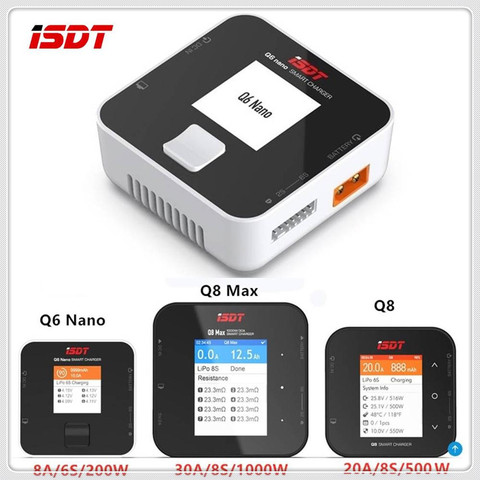 Зарядное устройство ISDT Q8 MAX lite Q6 NANO BattGo, 500 Вт, 20 А ► Фото 1/6