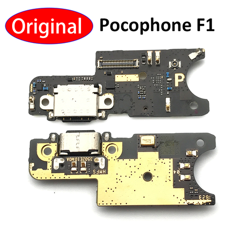 Оригинальный новый для Xiaomi Pocophone F1 / Poco F1, usb-порт для зарядки, гибкий кабель, док-станция, соединительная плата, ремонтные детали ► Фото 1/5