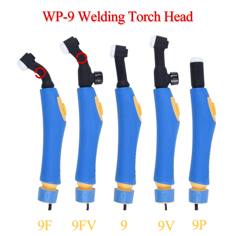 WP9 WP 9F 9F 9V 9FV 9P SR9 SR9F SR9V SR9FV SR9P, Корпус горелки TIG с воздушным охлаждением, проектирование человека, вращающийся 125 А ► Фото 1/6