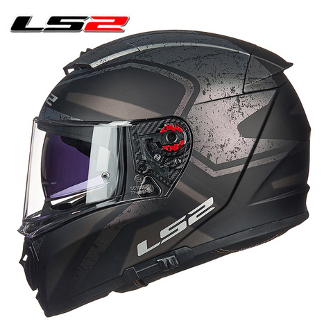 LS2 FF390 выключатель с полным лицом Moto rcycle шлем с двумя объективами ls2 шлем с противотуманным чехлом moto capacete de moto cicleta ► Фото 1/6