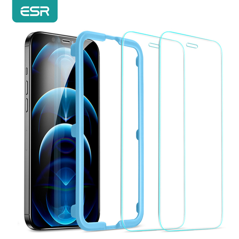 ESR для iPhone 12 Защитное стекло для экрана полное покрытие закаленное стекло для iPhone 12 Mini 12pro 12 Pro Max Защитная пленка для экрана ► Фото 1/6