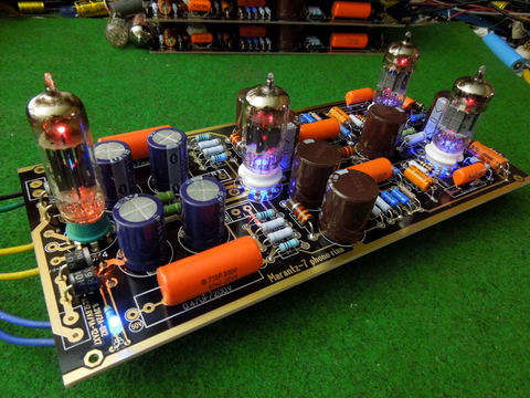 Hi-End M7 вакуумная трубка Phono Riaa LP проигрыватель Предварительный усилитель HiFi стерео Marantz 7 сборная плата (без трубки) ► Фото 1/6