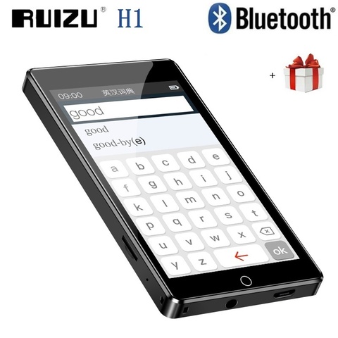 Новинка, mp3-плеер RUIZU H1 с полноразмерным сенсорным экраном, 8 гб, поддержка Bluetooth, FM-радио, запись, электронная книга, видеоплеер с динамиком ► Фото 1/1