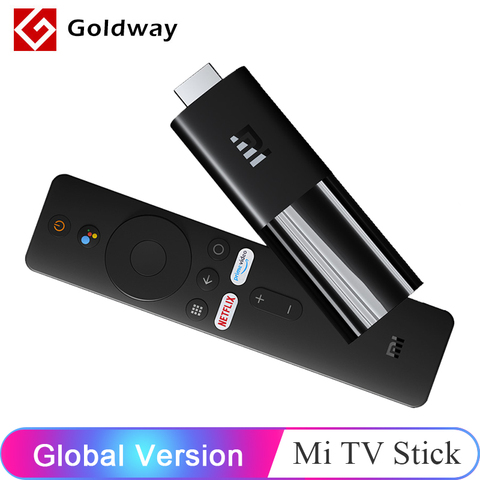 Глобальная версия Xiaomi Mi TV Stick 1 ГБ ОЗУ 8 Гб ПЗУ Android TV 9,0 Смарт 1080P Google Assistant Bluetooth 4,2 мини ТВ ключ Wifi ► Фото 1/6