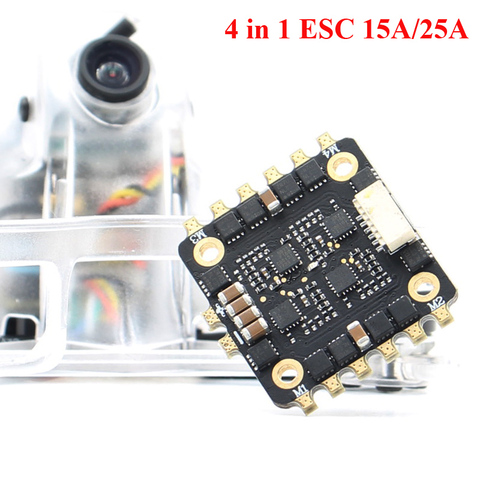 Skysars SPARKHOBBY JHEMCU EM15A 25A blheli _ S a 2-4S 4 в 1 DShot600 20x20 мм a без щеток ESC для радиоуправляемого дрона FPV гоночные аксессуары ► Фото 1/6