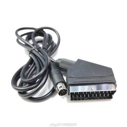 Свинцовый кабель RGB Scart для Sega -Mega Drive 2 -Genesis 2 Megadrive 2 MD2 RGB AV Scart кабель 1,8 м D11 20 Прямая поставка ► Фото 1/6