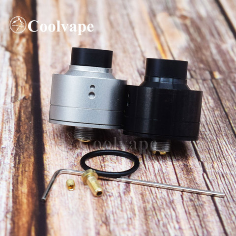 Атомайзер coolvape HAKU VENNA V2 rda, бак атомайзера 316 из нержавеющей стали диаметром 22 мм для испарителя 510 ► Фото 1/6