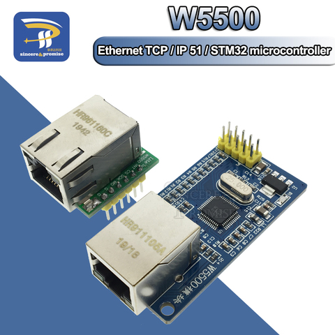 Смарт-электроника, сетевой модуль Ethernet от SPI до LAN W5500, оборудование TCP / IP 51/STM32, микроконтроллер, программа W5100 ► Фото 1/6