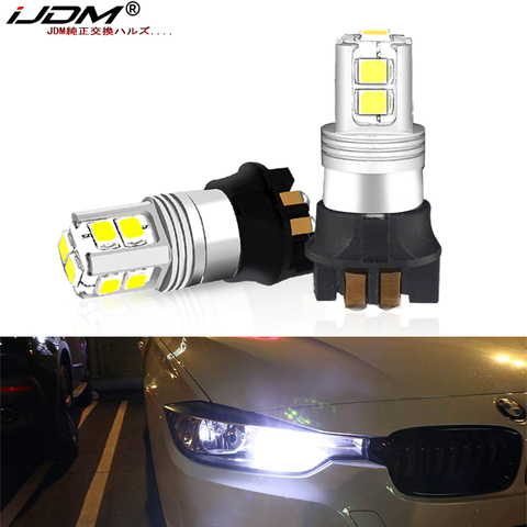 Светодиодный фонарь iJDM Canbus PWY24W PW24W 3014 для Audi A3 A4 A5 Q3 VW MK7 Golf CC Ford Fusion, передний указатель поворота, F30 3 серии ДХО ► Фото 1/6