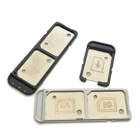 Новинка для Sony Xperia L1 G3311 G3312 G3313 Sim лоток держатель для Sim-карты Запасные части корпуса, одна и две Sim-карты ► Фото 1/2