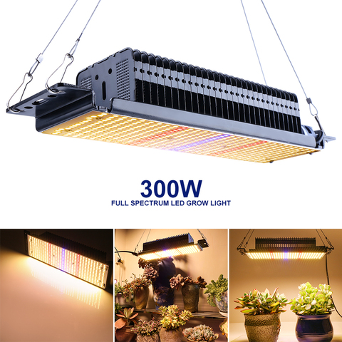300W светодиодный Grow светильник полный спектр 465 светодиодный s лампа для выращивания растений Phytolamp для внутреннего growboxflowers vegs рассады теплицы ► Фото 1/6