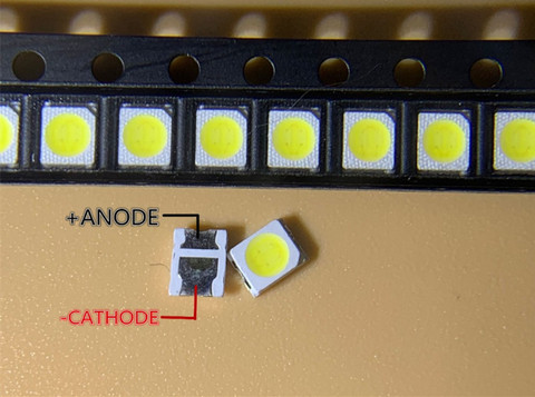 Светодиодный SMD 2835 высокой яркости 0,5 Вт белый теплый белый/холодный белый 9 в 60 мА 4500 к/6500 К/3200 к ► Фото 1/1