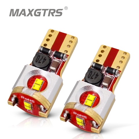 2x супер яркий T10 W5W 168 194 6 SMD CSP чип Canbus Автомобильный светодиодный Замена парковки Двери Чтения номерного знака светодиодный фонарь ► Фото 1/6