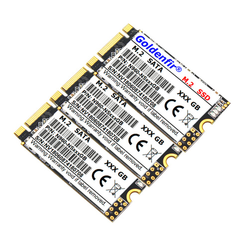 Goldenfir M.2 SSD 2242 M2 SSD 60 Гб/64 Гб/120 ГБ/128 ГБ/240 ГБ/256 ГБ/360 гб/480 ГБ/512 ГБ M.2 NGFF 22*42 мм твердотельный накопитель накопитель SSD M2 2242 ► Фото 1/6