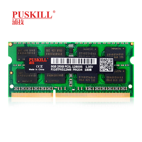 Ноутбук PUSKILL DDR3L 8 ГБ 2 ГБ 4 ГБ 1333 1600 МГц 12800 для ОЗУ SODIMM ► Фото 1/6