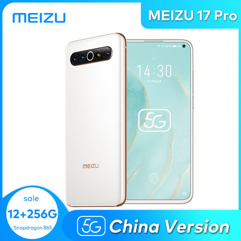 Meizu 17 Pro 5G телефон 12G 256G Android Смартфон Snapdragon 865 Octa Core Поддержка NFC Беспроводной заряда ► Фото 1/6