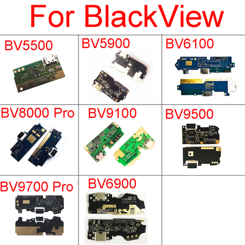 Зарядная Плата USB для Blackview BV5500 BV5900 BV6100 BV8000 BV9500 BV9100 BV9700 Pro USB Зарядное устройство Порты и разъёмы плата запасные части ► Фото 1/6