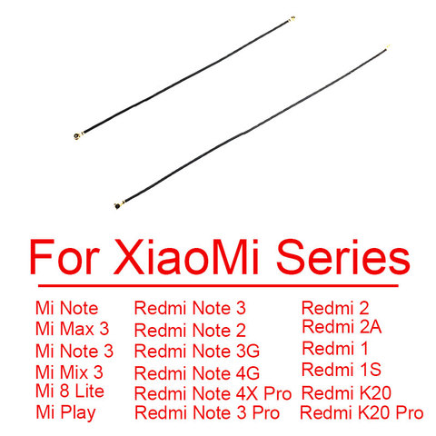 Сигнальная антенна гибкий кабель для Xiaomi Redmi Note Mi Max Mix 1S 2A 3 4X 8 3G 4G K20 Lite Pro Play сигнал Wifi разъем гибкие детали ► Фото 1/2