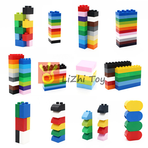 Строительные блоки MOC большого размера Duplo, сборные кирпичи, аксессуары, основная часть, совместимые с Legoeds, строительные блоки Duplo, игрушки ► Фото 1/5