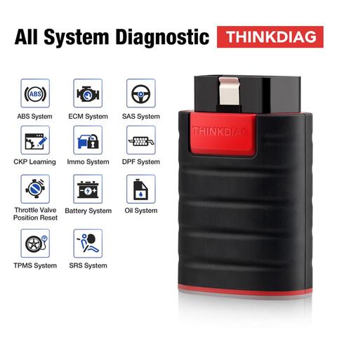 Thinkcar ThinkDiag obd2 сканер кодов все системы Bluetooth Andriod IOS диагностический инструмент 15 сброс сервис pk EasyDiag AP200 ► Фото 1/6