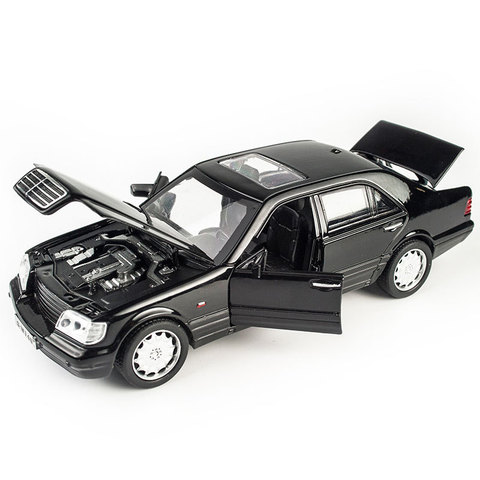 Модель автомобиля Mercedes-Benz S W140 1:32, модель автомобиля из сплава со звусветильник подсветкой, модель автомобиля из сплава, игрушка для детей ► Фото 1/6